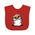 thumbnail image 1 of Inktastic KiniArt Owl Boys or Girls Baby Bib, 1 of 4