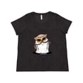 thumbnail image 1 of Inktastic KiniArt Owl Women's Plus Size T-Shirt, 1 of 5