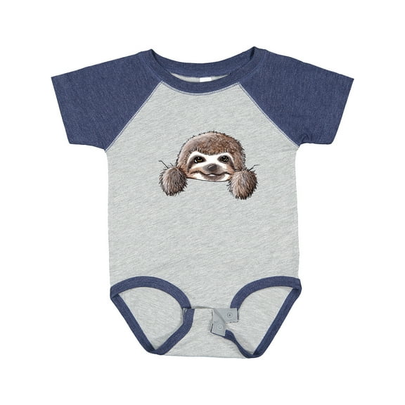Inktastic Kiniart Sloth Boys or Girls Baby Bodysuit