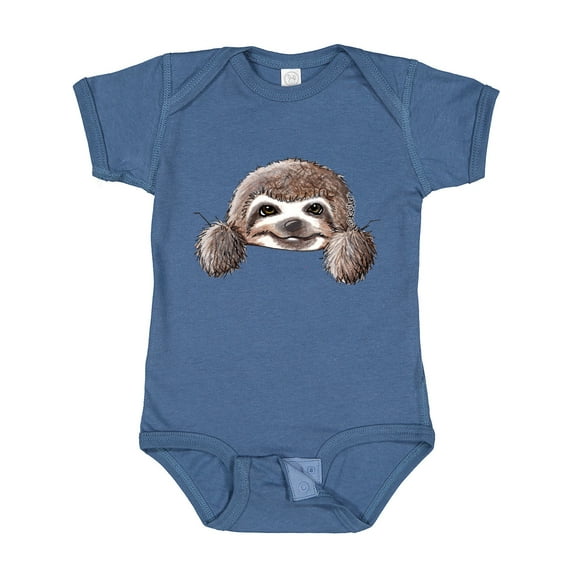 Inktastic Kiniart Sloth Boys or Girls Baby Bodysuit