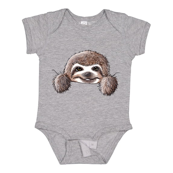 Inktastic Kiniart Sloth Boys or Girls Baby Bodysuit