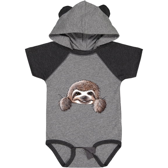 Inktastic Kiniart Sloth Boys or Girls Baby Bodysuit