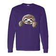 thumbnail image 1 of Inktastic Kiniart Sloth Long Sleeve T-Shirt, 1 of 5