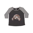 thumbnail image 1 of Inktastic KiniArt Sloth Women's Plus Size T-Shirt, 1 of 5
