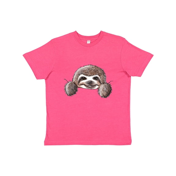 Inktastic KiniArt Sloth Youth T-Shirt