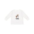 thumbnail image 1 of Inktastic Kiniart Bulldog Puppy Boys or Girls Long Sleeve Toddler T-Shirt, 1 of 5
