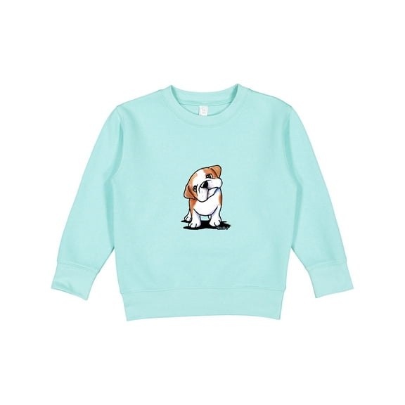 Inktastic Kiniart Bulldog Puppy Toddler Sweatshirt