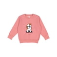thumbnail image 1 of Inktastic Kiniart Bulldog Puppy Toddler Sweatshirt, 1 of 4