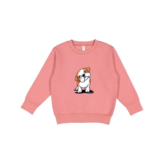 Inktastic Kiniart Bulldog Puppy Toddler Sweatshirt