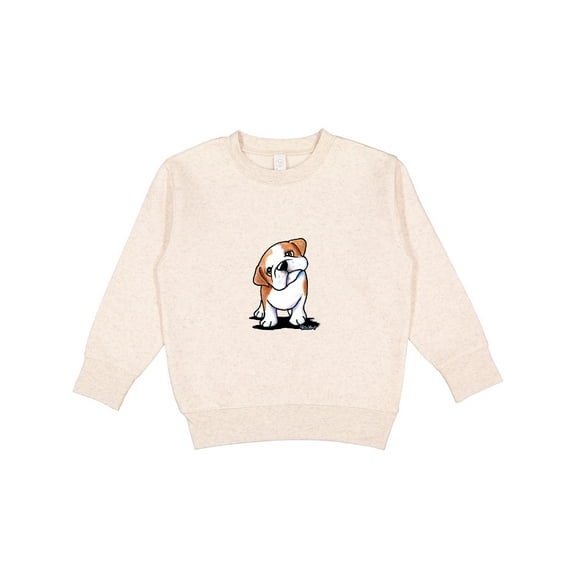 Inktastic Kiniart Bulldog Puppy Toddler Sweatshirt