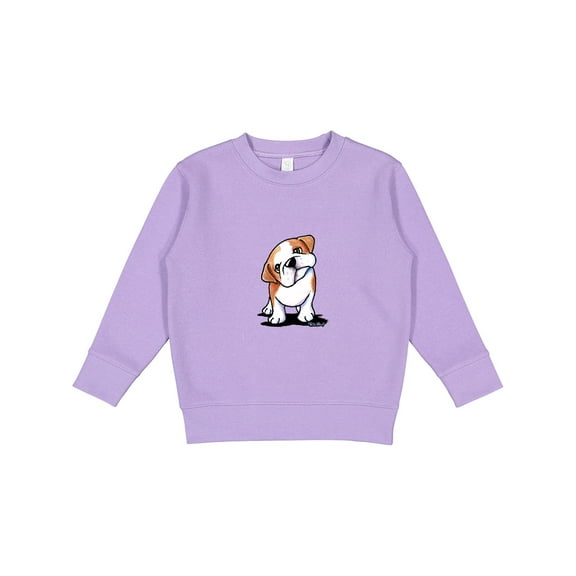 Inktastic Kiniart Bulldog Puppy Toddler Sweatshirt