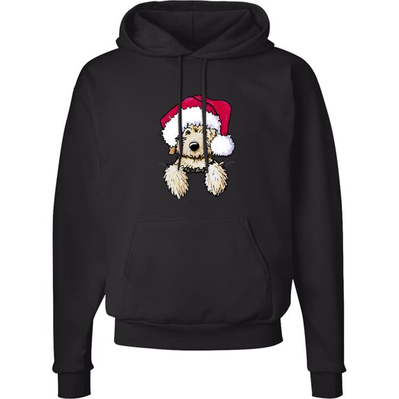 Inktastic Kiniart Christmas Goldendoodle Adult Hoodie Sweatshirt