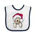 thumbnail image 1 of Inktastic Kiniart Christmas Goldendoodle Boys or Girls Baby Bib, 1 of 4