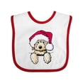 thumbnail image 1 of Inktastic Kiniart Christmas Goldendoodle Boys or Girls Baby Bib, 1 of 4