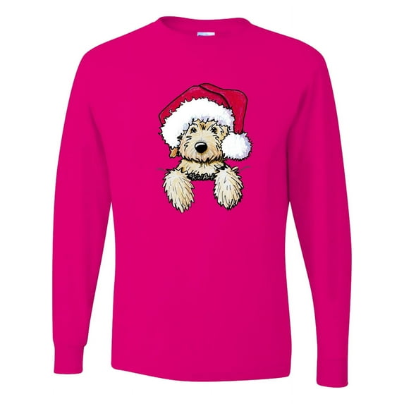 Inktastic Kiniart Christmas Goldendoodle Long Sleeve T-Shirt