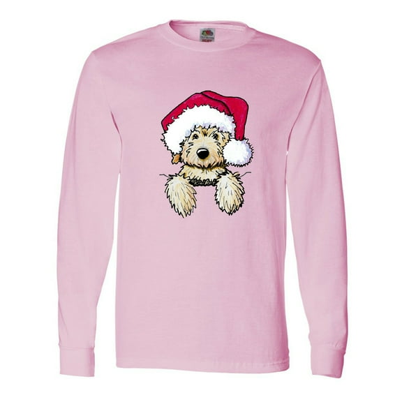 Inktastic Kiniart Christmas Goldendoodle Long Sleeve T-Shirt
