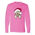 thumbnail image 1 of Inktastic Kiniart Christmas Goldendoodle Long Sleeve T-Shirt, 1 of 5