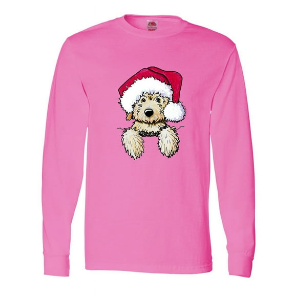 Inktastic Kiniart Christmas Goldendoodle Long Sleeve T-Shirt