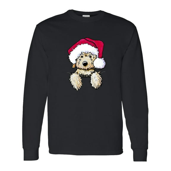 Inktastic Kiniart Christmas Goldendoodle Long Sleeve T-Shirt