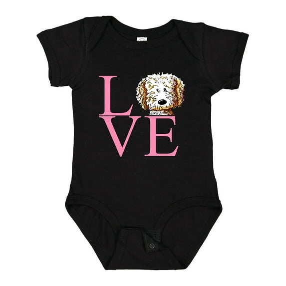 Inktastic Kiniart Doodle Love Boys or Girls Baby Bodysuit