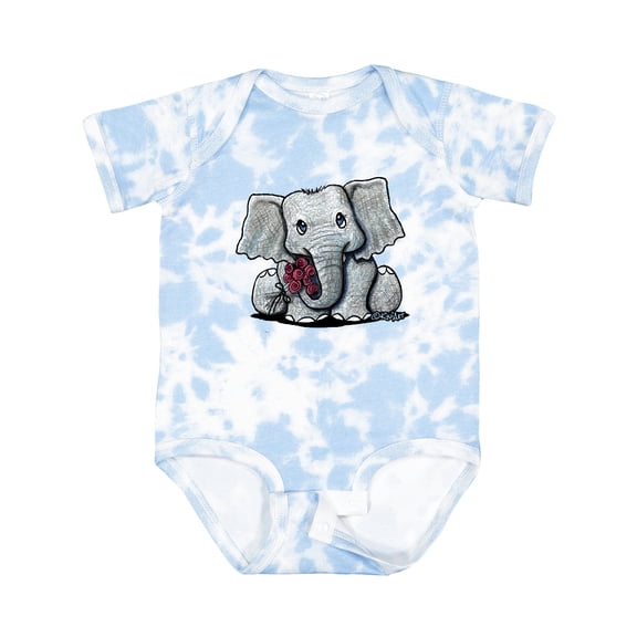 Inktastic Kiniart Elephant Boys or Girls Baby Bodysuit