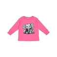 thumbnail image 1 of Inktastic Kiniart Elephant Boys or Girls Long Sleeve Toddler T-Shirt, 1 of 5