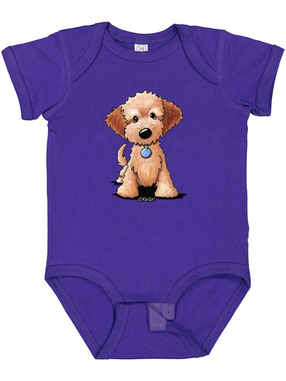 Kiniart Mini Goldendoodle Boys or Girls Baby Bodysuit