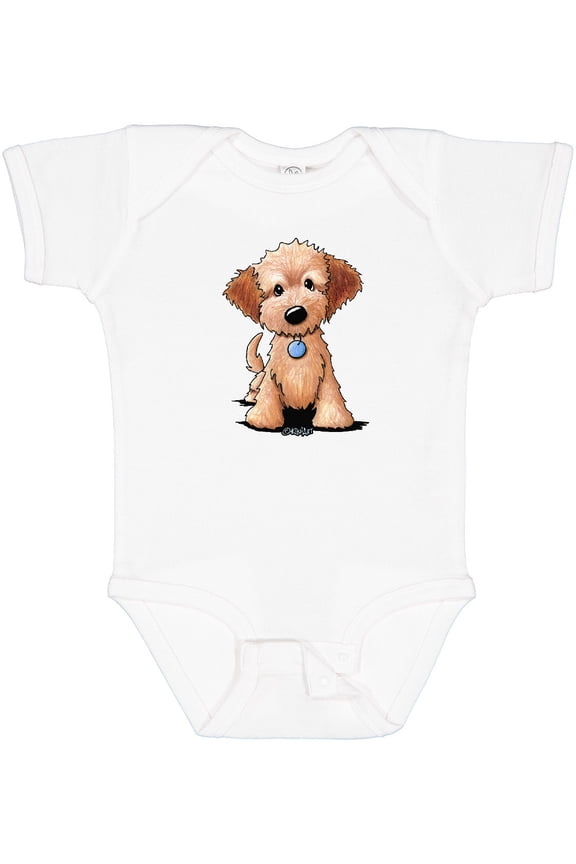 Kiniart Mini Goldendoodle Boys or Girls Baby Bodysuit