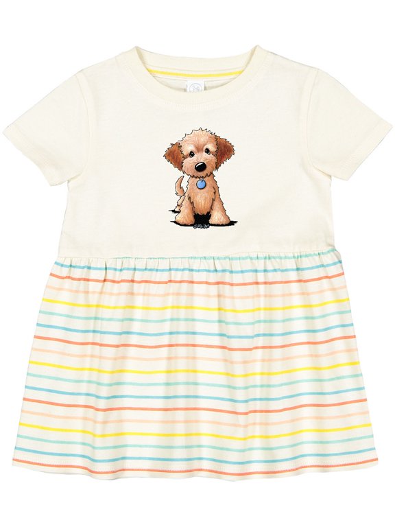 Kiniart Mini Goldendoodle Girls Baby Dress