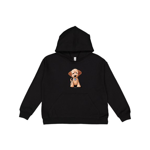 Inktastic Kiniart Mini Goldendoodle Youth Hoodie Sweatshirt
