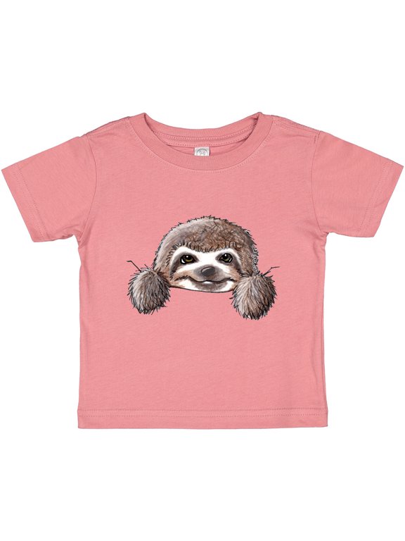 Kiniart Sloth Boys or Girls Baby T-Shirt