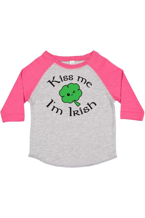 Kiss Me I'm Irish Boys or Girls Toddler T-Shirt