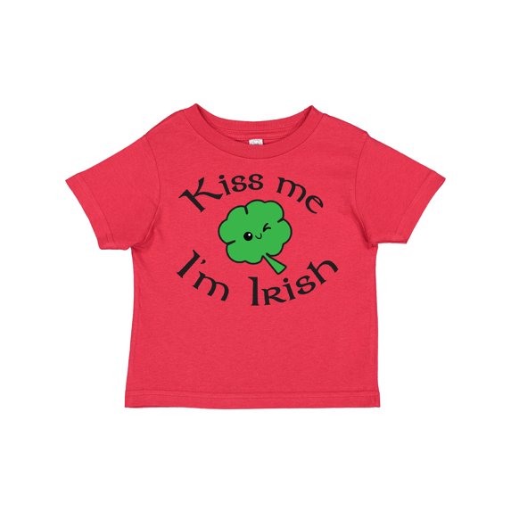 Inktastic Kiss Me I'm Irish Boys or Girls Toddler T-Shirt