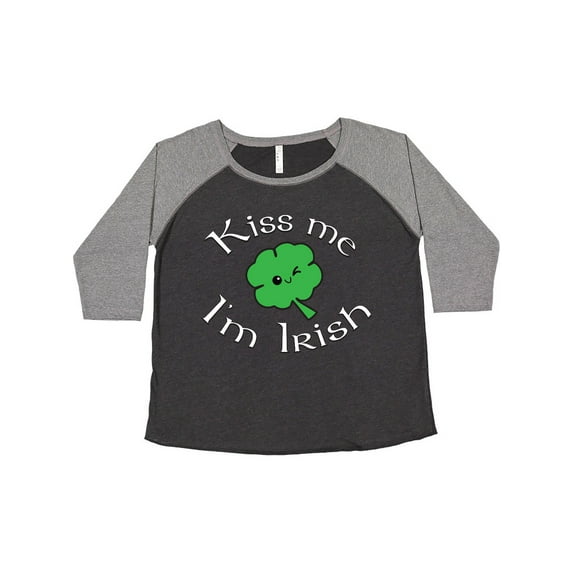 Inktastic Kiss Me I'm Irish Women's Plus Size T-Shirt