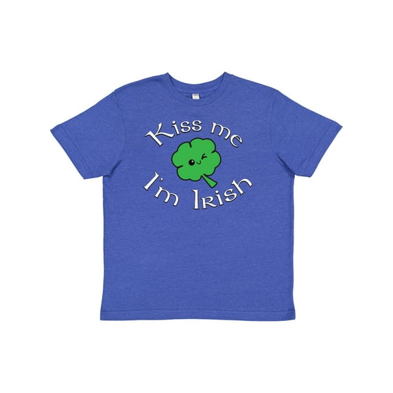 Inktastic Kiss Me I'm Irish Youth T-Shirt