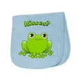 thumbnail image 1 of Inktastic Kisses? Cute Frog Baby Burp Cloth, 1 of 3