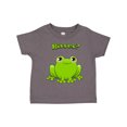 thumbnail image 1 of Inktastic Kisses? - Cute Frog Boys or Girls Toddler T-Shirt, 1 of 5