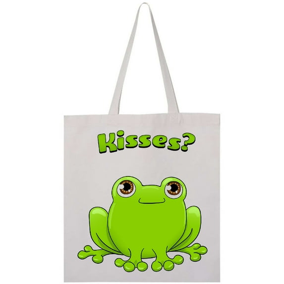 Inktastic Kisses? - Cute Frog Tote Bag