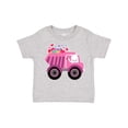 thumbnail image 1 of Inktastic Kitten Sending Some Love This Valentine's Day in Dump Truck Boys or Girls Toddler T-Shirt, 1 of 5