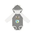 thumbnail image 1 of Inktastic Kitty And The Fish Bowl, Cute Little Cat, Fish Girls Long Sleeve Baby Bodysuit, 1 of 5