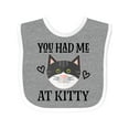 thumbnail image 1 of Inktastic Kitty Cat Baby Gift Girls Baby Bib, 1 of 4