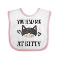 thumbnail image 1 of Inktastic Kitty Cat Baby Gift Girls Baby Bib, 1 of 4