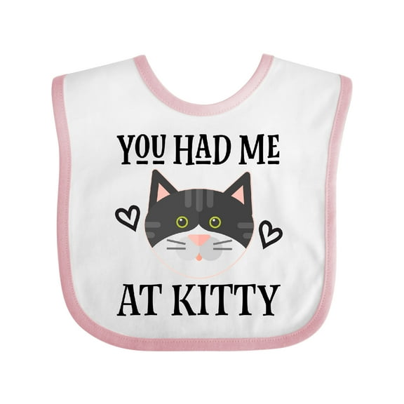 Inktastic Kitty Cat Baby Gift Girls Baby Bib