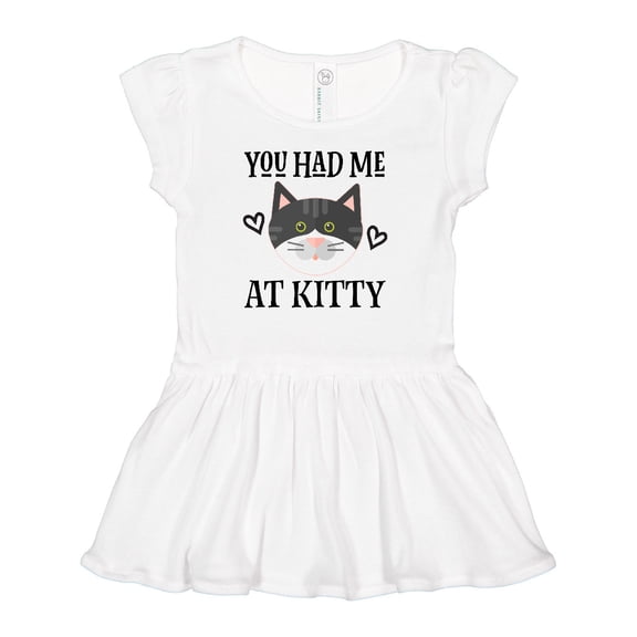 Inktastic Kitty Cat Baby Gift Girls Baby Dress