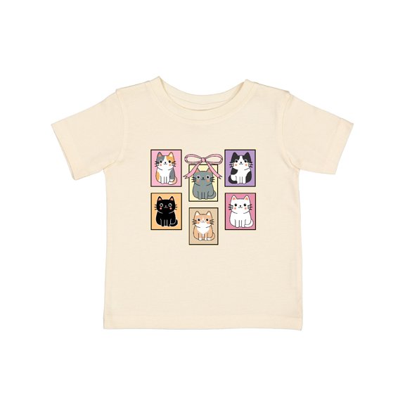 Inktastic Kitty Cat Lover Postage Stamp Girls Baby T-Shirt