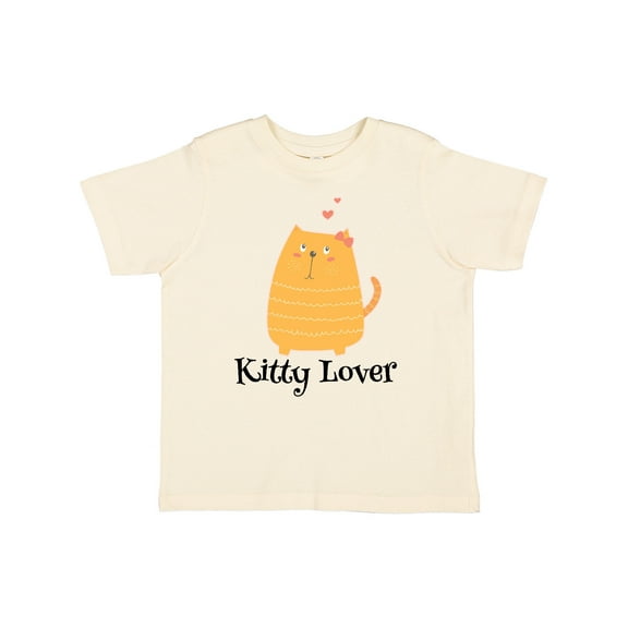Inktastic Kitty Lover Orange Tabby Cat Girls Toddler T-Shirt