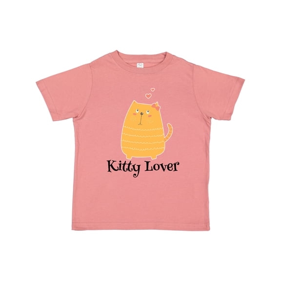 Inktastic Kitty Lover Orange Tabby Cat Girls Toddler T-Shirt