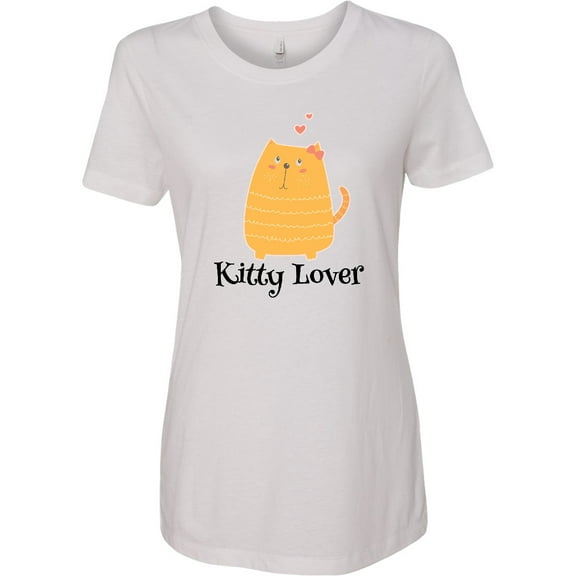 Inktastic Kitty Lover Orange Tabby Cat Women's T-Shirt