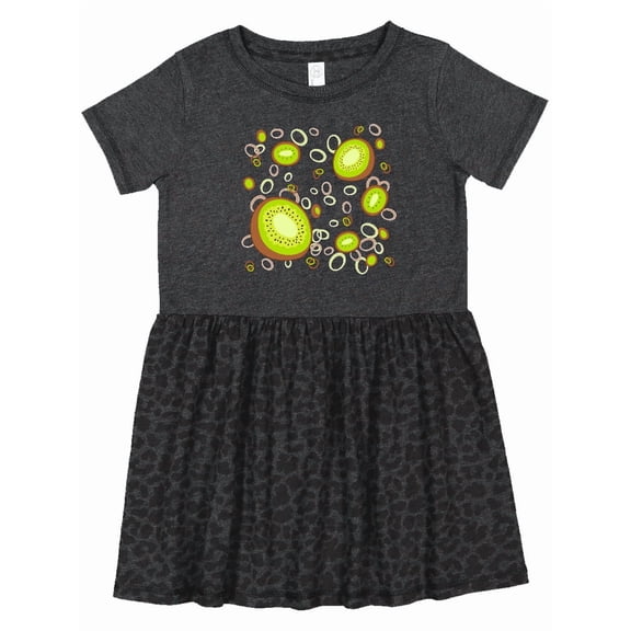 Inktastic Kiwi Fruit Party Girls Toddler Dress