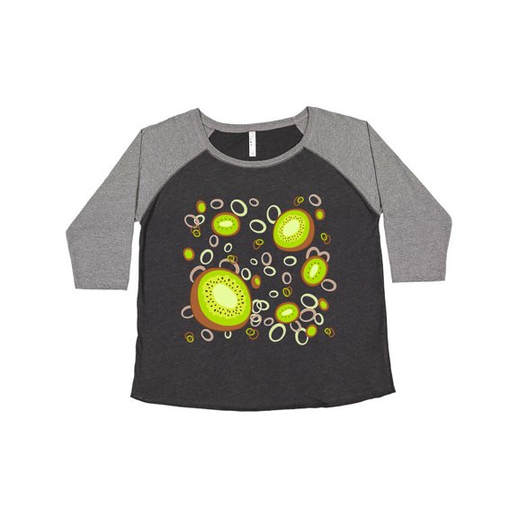 Inktastic Kiwi Fruit Party Women's Plus Size T-Shirt